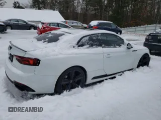 2018 Audi RS 5 z VIN WUAPWAF53JA902100, wystawiony jako Copart lot #45120285 z przebiegiem 39 423 mil mil oraz Szkody całkowita. Historia ofert i sprzedaży dostępna na DreamBid. Obrazek 3.