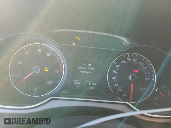 2014 Audi A4 Premium Plus with VIN WAUEFAFL0EN022213, listed as a Copart auction lot 82697664 with 137,963 mi miles and Salvage Title. Bid and sale history available at carsss.com. Image 9.