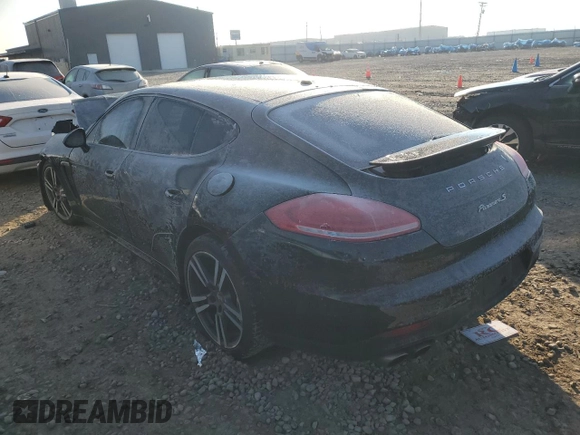 2014 Porsche Panamera S E-Hybrid with VIN WP0AD2A75EL044534, listed as a Copart auction lot 88822895 with Not provided miles and Salvage title. Bid and sale history available at DreamBid. Image 2.