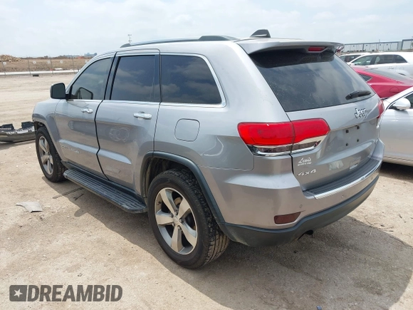 2014 Jeep Grand Cherokee Limited with VIN 1C4RJFBGXEC264334, listed as a IAAI auction lot 42127743 with 175,798 mi miles and . Bid and sale history available at DreamBid. Image 3.
