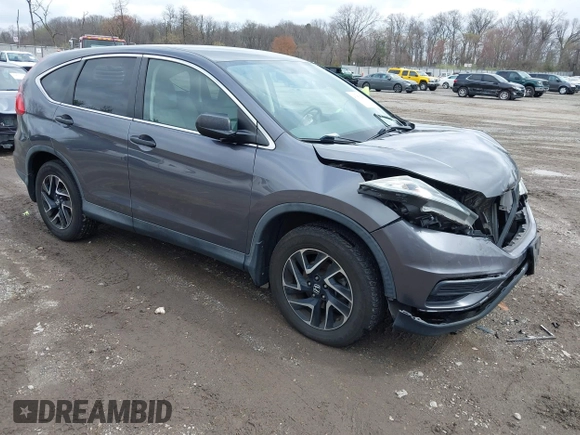 2016 Honda CR-V SE with VIN 2HKRM4H47GH670877, listed as a IAAI auction lot 41952201 with 152,394 mi miles and . Bid and sale history available at carsss.com. Image 1.