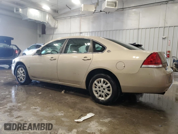 2008 Chevrolet Impala with VIN 2G1WS583X81346274, listed as a Copart auction lot 47580765 with 167,977 mi miles and Clean Title. Bid and sale history available at DreamBid. Image 2.
