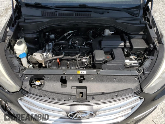 2018 Hyundai Santa Fe 2.4L with VIN 5XYZT3LB4JG546566, listed as a Copart auction lot 57268105 with 153,314 mi miles and Clean title. Bid and sale history available at DreamBid. Image 12.