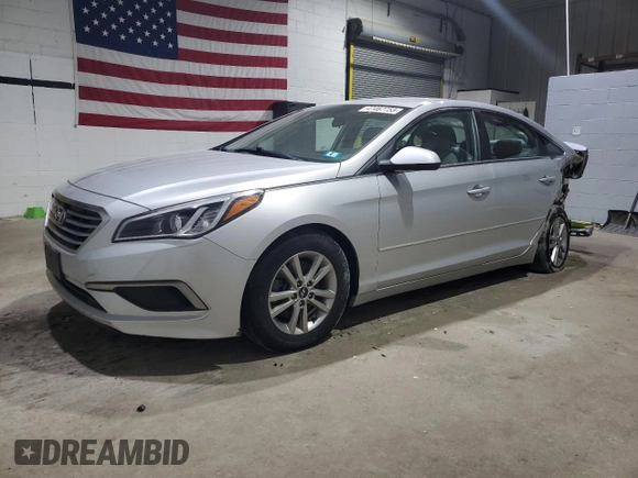 2017 Hyundai Sonata 2.4L with VIN 5NPE24AF3HH590025, listed as a Copart auction lot 47467755 with 40,037 mi miles and Salvage Title. Bid and sale history available at carsss.com. Image 1.