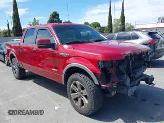 2013 Ford F-150 XL with VIN 1FTFW1ET2DKE38806, listed as a IAAI auction lot 42002353 with 106,073 mi miles. Bid and sale history available at carsss.com. Image 1.