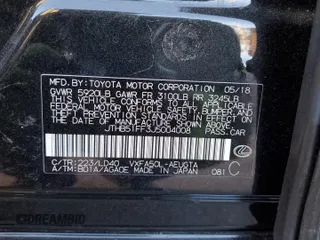 2018 Lexus LS with VIN JTHB51FF3J5004008, listed as a Copart auction lot 78175134 with 33,983 mi miles and Salvage Title. Bid and sale history available at carsss.com. Image 13.