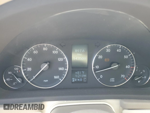 2005 Mercedes-Benz C 240 with VIN WDBRF81J85F664075, listed as a Copart auction lot 54221705 with Not provided miles and Salvage title. Bid and sale history available at DreamBid. Image 9.