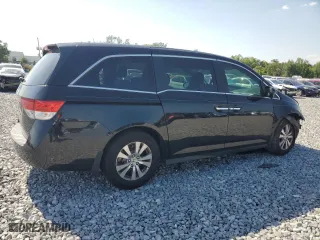 2016 Honda Odyssey EX with VIN 5FNRL5H43GB133964, listed as a Copart auction lot 52532895 with 75,196 mi miles and Salvage Title. Bid and sale history available at carsss.com. Image 3.
