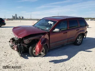 2007 Jeep Grand Cherokee Laredo with VIN 1J8GS48K97C653353, listed as a Copart auction lot 47216485 with 204,609 mi miles and Salvage Title. Bid and sale history available at carsss.com. Image 1.