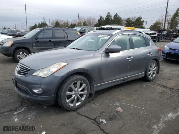 2012 Infiniti EX35 Journey with VIN JN1AJ0HR3CM451086, listed as a Copart auction lot 45428645 with 170,555 mi miles and Salvage Title. Bid and sale history available at carsss.com. Image 1.