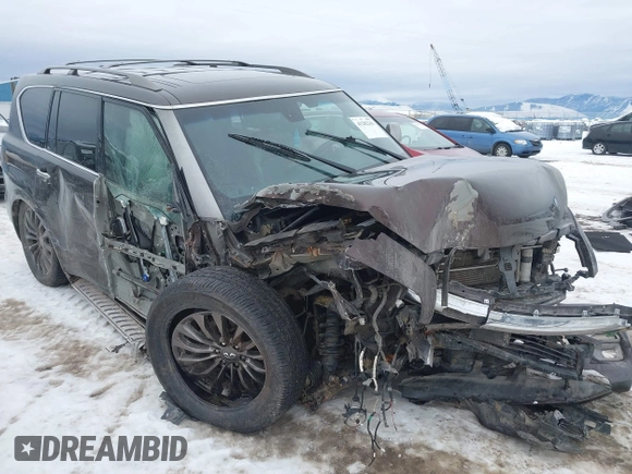 2015 Infiniti QX80 with VIN JN8AZ2NEXF9087473, listed as a IAAI auction lot 41282361 with Not provided miles and . Bid and sale history available at DreamBid. Image 1.
