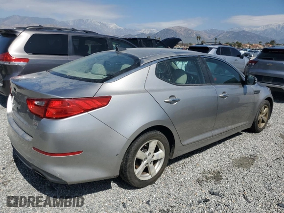 2015 Kia Optima LX with VIN KNAGM4A75F5555413, listed as a Copart auction lot 49482905 with 95,154 mi miles and Clean Title. Bid and sale history available at carsss.com. Image 3.