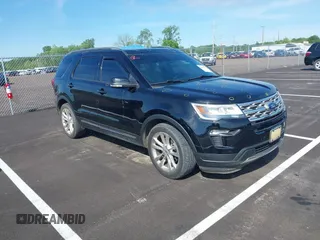 2018 Ford Explorer XLT with VIN 1FM5K7D85JGA76679, listed as a IAAI auction lot 42052252 with 107,449 mi miles and . Bid and sale history available at DreamBid. Image 1.