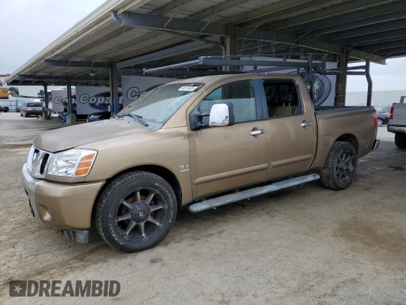 2004 Nissan Titan LE with VIN 1N6AA07A54N554415, listed as a Copart auction lot 54571635 with 196,664 mi miles and Clean Title. Bid and sale history available at DreamBid. Image 1.