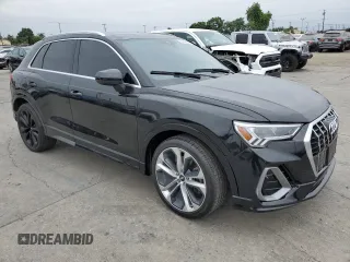 2020 Audi Q3 S line Premium Plus z VIN WA1EECF34L1028676, wystawiony jako Copart lot #65949965 z przebiegiem 80 838 mil mil oraz Czysty tytuł • Clean title. Historia ofert i sprzedaży dostępna na DreamBid. Obrazek 4.