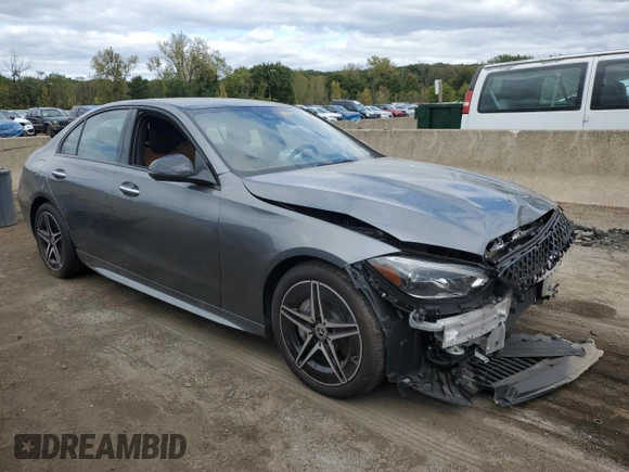 2024 Mercedes-Benz C 300 z VIN W1KAF4HB5RR184236, wystawiony jako Copart lot #72725194 z przebiegiem Nie podano mil oraz Szkoda całkowita • Salvage title. Historia ofert i sprzedaży dostępna na DreamBid. Obrazek 4.