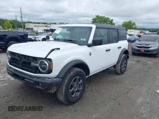 2024 Ford Bronco Big Bend with VIN 1FMDE7BH6RLB22321, listed as a IAAI auction lot 42355352 with 7,448 mi miles and . Bid and sale history available at DreamBid. Image 18.