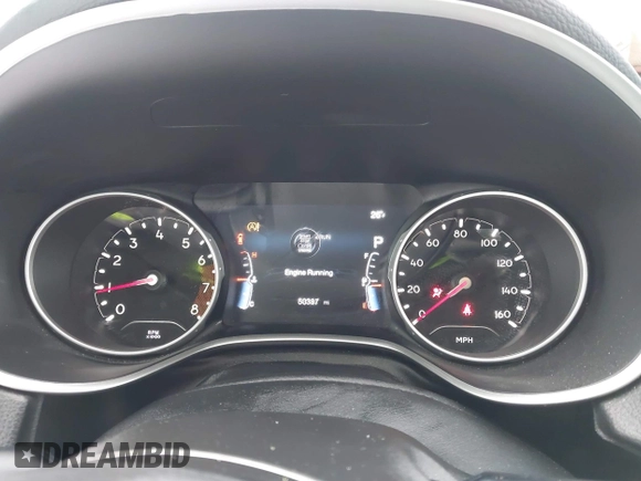2018 Jeep Compass Altitude with VIN 3C4NJDBB6JT307069, listed as a IAAI auction lot 41351646 with 50,387 mi miles and . Bid and sale history available at carsss.com. Image 7.