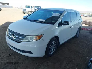 2012 Honda Odyssey EX-L with VIN 5FNRL5H67CB051764, listed as a IAAI auction lot 42493181 with 167,189 mi miles and . Bid and sale history available at DreamBid. Image 17.
