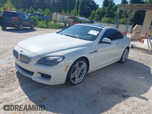 2012 BMW 6 Series 650i with VIN WBALX3C53CDV77486, listed as a IAAI auction lot 42165524 with 133,365 mi miles and . Bid and sale history available at carsss.com. Image 17.