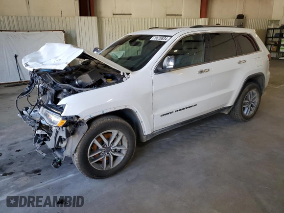 2022 Jeep Grand Cherokee Limited with VIN 1C4RJEBG9NC125807, listed as a Copart auction lot 79620634 with 67,406 mi miles and Salvage title. Bid and sale history available at DreamBid. Image 1.