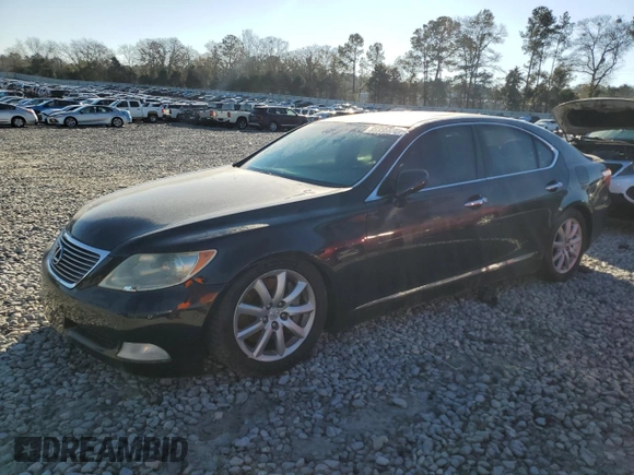 2009 Lexus LS 460 with VIN JTHCL46FX95000898, listed as a Copart auction lot 88355735 with 237,714 mi miles and Salvage title. Bid and sale history available at DreamBid. Image 1.