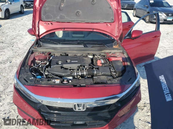 2019 Honda Accord EX-L with VIN 1HGCV2F56KA001813, listed as a Copart auction lot 61689055 with 51,718 mi miles and Salvage title. Bid and sale history available at DreamBid. Image 11.