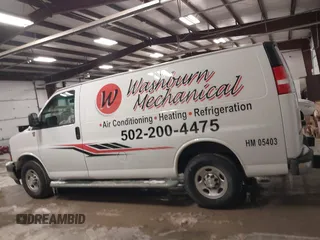 2021 Chevrolet Express Cargo with VIN 1GCWGAFP3M1193924, listed as a IAAI auction lot 41570565 with 70,337 mi miles and . Bid and sale history available at DreamBid. Image 14.