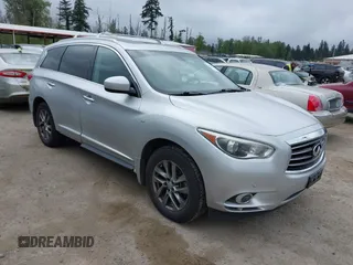 2014 Infiniti QX60 with VIN 5N1AL0MM3EC528187, listed as a IAAI auction lot 42126614 with 178,356 mi miles. Bid and sale history available at carsss.com. Image 1.