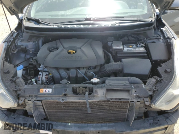 2013 Hyundai Elantra GLS with VIN 5NPDH4AE7DH283954, listed as a Copart auction lot 63371705 with 115,992 mi miles and Salvage title. Bid and sale history available at DreamBid. Image 11.