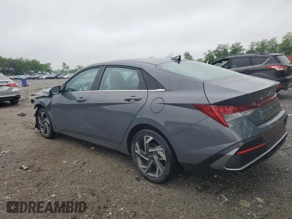 2024 Hyundai Elantra Limited z VIN KMHLP4DG7RU830399, wystawiony jako Copart lot #56535255 z przebiegiem 524 mil mil oraz Szkoda całkowita • Salvage title. Historia ofert i sprzedaży dostępna na DreamBid. Obrazek 2.