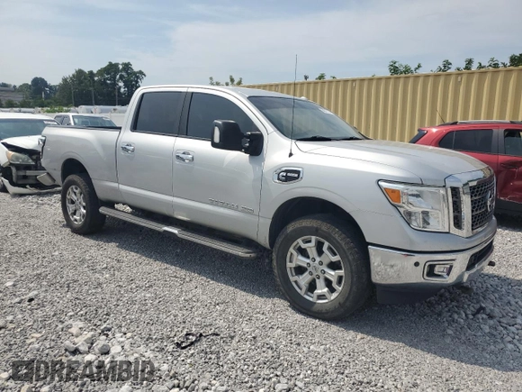 2016 Nissan Titan XD Platinum Reserve with VIN 1N6BA1F45GN514023, listed as a Copart auction lot 68817774 with 207,822 mi miles and Salvage Title. Bid and sale history available at carsss.com. Image 4.