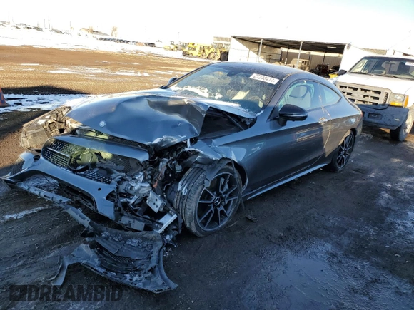 2017 Mercedes-Benz C 43 AMG with VIN WDDWJ6EB7HF514883, listed as a Copart auction lot 87246414 with 53,820 mi miles and Salvage Title. Bid and sale history available at carsss.com. Image 1.