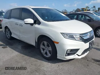2019 Honda Odyssey EX-L with VIN 5FNRL6H74KB103686, listed as a IAAI auction lot 41948433 with 78,506 mi miles. Bid and sale history available at carsss.com. Image 1.