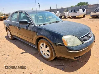 2005 Ford Five Hundred SE z VIN 1FAFP23135G155457, wystawiony jako Copart lot #59118245 z przebiegiem 157 582 mil mil oraz Tytuł czysty. Historia ofert i sprzedaży dostępna na DreamBid. Obrazek 1.