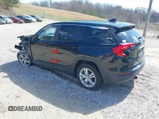 2021 GMC Terrain SLE with VIN 3GKALTEV2ML390615, listed as a IAAI auction lot 41860128 with 68,197 mi miles and . Bid and sale history available at carsss.com. Image 3.