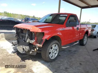 2014 Ford F-150 XL with VIN 1FTMF1EF3EFB43371, listed as a Copart auction lot 51939745 with 199,871 mi miles and Salvage Title. Bid and sale history available at carsss.com. Image 1.