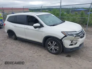 2017 Honda Pilot EX-L z VIN 5FNYF6H50HB100729, wystawiony jako IAAI lot #42285769 z przebiegiem 76 949 mil mil oraz . Historia ofert i sprzedaży dostępna na DreamBid. Obrazek 1.