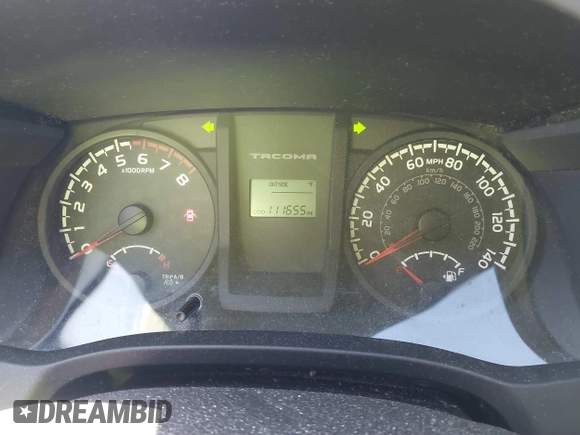 2016 Toyota Tacoma SR5 with VIN 5TFAX5GN1GX055850, listed as a IAAI auction lot 41828806 with 111,655 mi miles. Bid and sale history available at carsss.com. Image 7.