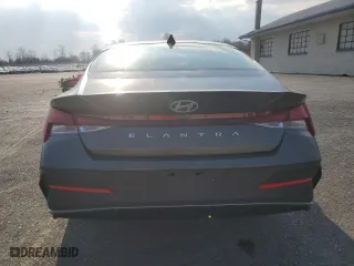 2024 Hyundai Elantra SEL with VIN KMHLM4DG2RU784957, listed as a Copart auction lot 50073505 with 18,107 mi miles and Non Repairable. Bid and sale history available at carsss.com. Image 6.