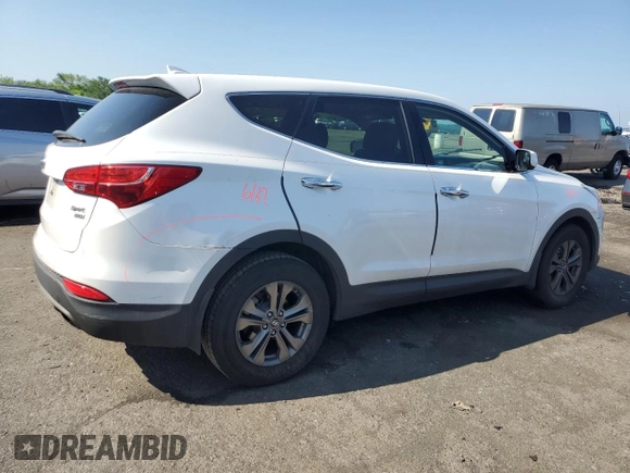 2014 Hyundai Santa Fe z VIN 5XYZTDLB9EG195651, wystawiony jako Copart lot #61422625 z przebiegiem 61 128 mil mil oraz Szkoda całkowita • Salvage title. Historia ofert i sprzedaży dostępna na DreamBid. Obrazek 3.