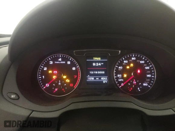 2018 Audi Q3 Premium Plus with VIN WA1JCCFS5JR005546, listed as a Copart auction lot 70630212 with 110,786 mi miles. Bid and sale history available at carsss.com. Image 9.