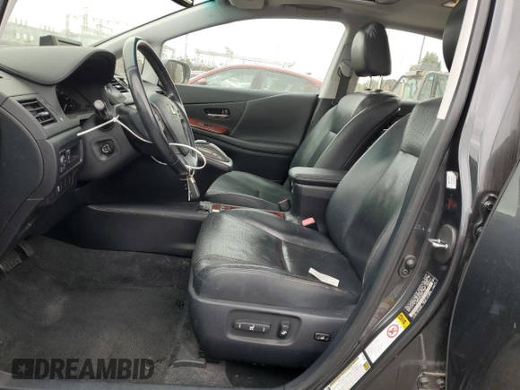 2010 Lexus HS 250h with VIN JTHBB1BA0A2001703, listed as a Copart auction lot 77886284 with 105,912 mi miles and Salvage Title. Bid and sale history available at DreamBid. Image 7.