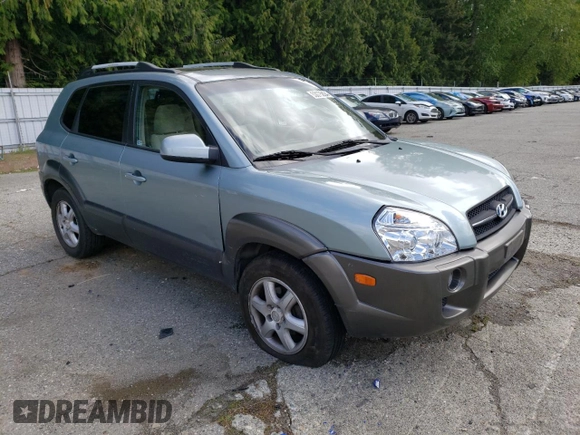 2005 Hyundai Tucson GLS with VIN KM8JN72D75U142775, listed as a Copart auction lot 53075834 with 174,100 mi miles and Salvage Title. Bid and sale history available at carsss.com. Image 4.