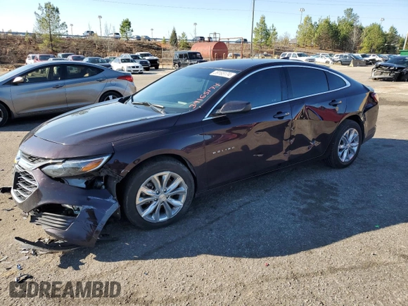 2021 Chevrolet Malibu LT with VIN 1G1ZD5ST8MF024462, listed as a Copart auction lot 46595695 with 78,673 mi miles and Salvage Title. Bid and sale history available at DreamBid. Image 1.