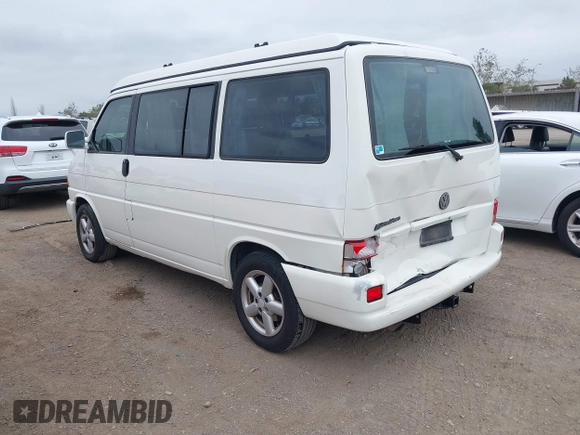 2001 Volkswagen EuroVan MV with VIN WV2NB470X1H144656, listed as a IAAI auction lot 42014536 with 230,707 mi miles and . Bid and sale history available at DreamBid. Image 3.