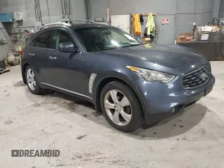 2010 Infiniti FX35 with VIN JN8AS1MW7AM853691, listed as a IAAI auction lot 41952368 with 198,659 mi miles. Bid and sale history available at carsss.com. Image 1.
