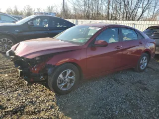 2023 Hyundai Elantra SE with VIN KMHLL4AGXPU579259, listed as a Copart auction lot 87810635 with 13,179 mi miles and Salvage Title. Bid and sale history available at carsss.com. Image 1.