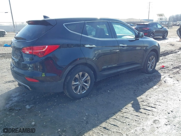 2013 Hyundai Santa Fe Sport with VIN 5XYZTDLB5DG089714, listed as a IAAI auction lot 41776719 with 185,212 mi miles. Bid and sale history available at carsss.com. Image 4.