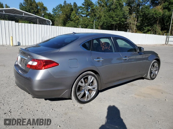 2011 Infiniti M37 with VIN JN1BY1AP5BM323817, listed as a Copart auction lot 76693374 with 111,578 mi miles and Salvage Title. Bid and sale history available at carsss.com. Image 3.